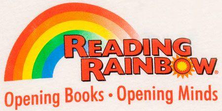Rainbow TV Logo - 80s Tees Reading Rainbow TV Show Logo Beige T Shirt $24