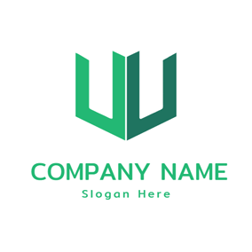 Green U Logo - Free U Logo Designs. DesignEvo Logo Maker
