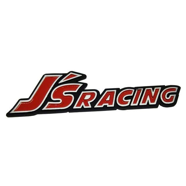 Cadillac Racing Logo - For JS Racing Logo 3D Car Aluminum Emblem Trunk Decal For BMW Buick