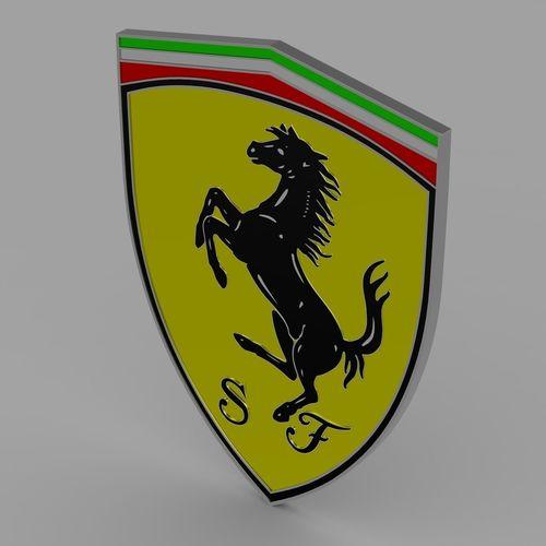 Horse Car Logo - 3D horse car logo 2 | CGTrader
