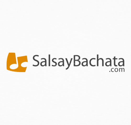 Grey Colored Logo - salsaybachata.com colored logo T-shirt - 725368 | Tostadora.com