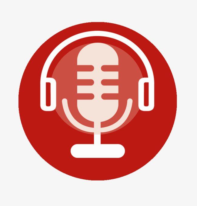 Radio Logo - Red Headphones, Mike Music Radio, Logo, Music Clipart, Logo Clipart ...