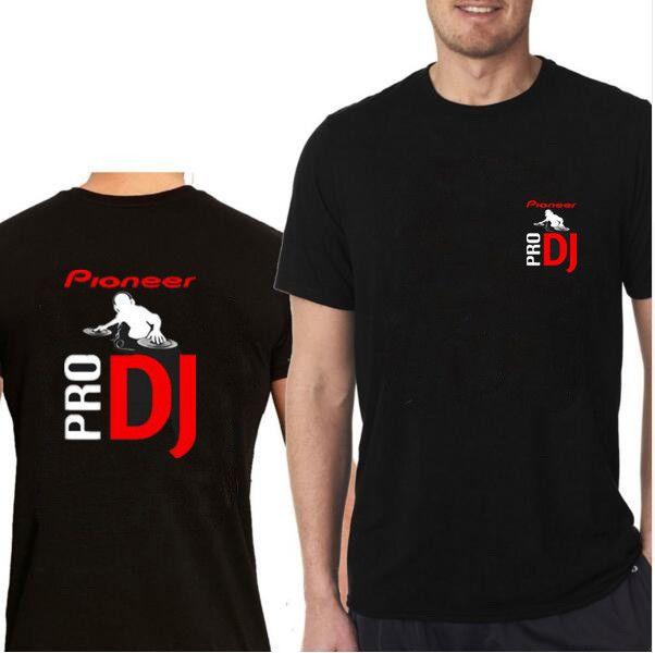 Custom DJ Logo - 2018 Nieuwe DJ muziek t shirt unisex custom pioneer pro DJ logo t ...