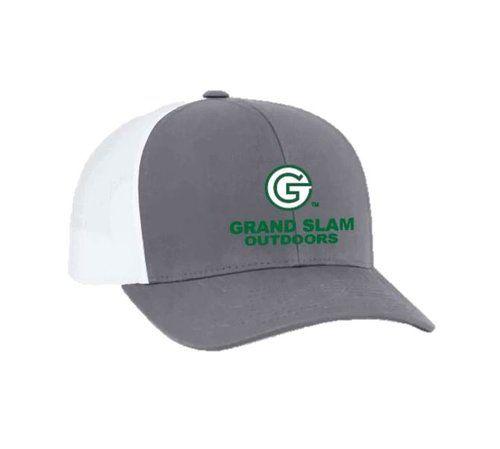 Grey Colored Logo - Grey/White Snapback (Colored Logo) — Grand Slam Outdoors
