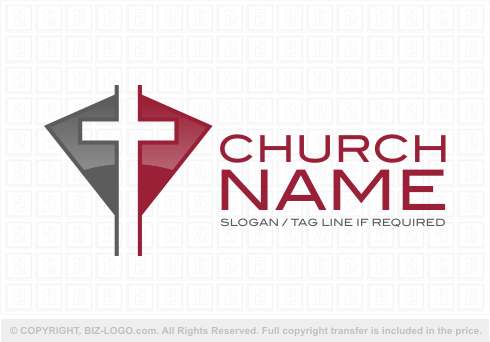 White Cross Logo - Free Church Logos