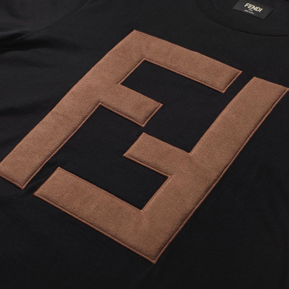 FF Logo - FENDI FF LOGO T-SHIRT BLACK – Mr Trendz