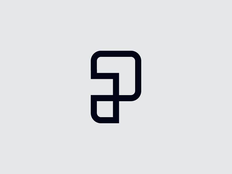 Letter P in Square Logo - P Letter Logo