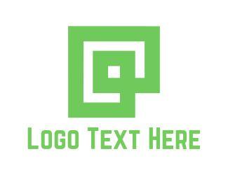 Letter P in Square Logo - Letter P Logos. Letter P Logo Maker
