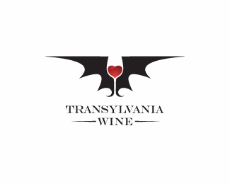 Wine with Bat Logo - Logopond, Brand & Identity Inspiration (Transylvania Wine)