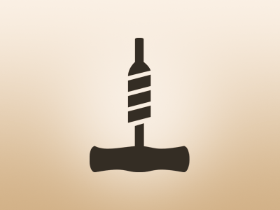 Wine with Bat Logo - Wine Corkscrew Symbol For Upcoming Logo By Jaromir Kavan. Dribbble