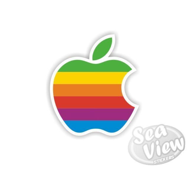 Funny Apple Logo - Apple Logo iPad iPhone Car Van Stickers Decal Funny Sticker