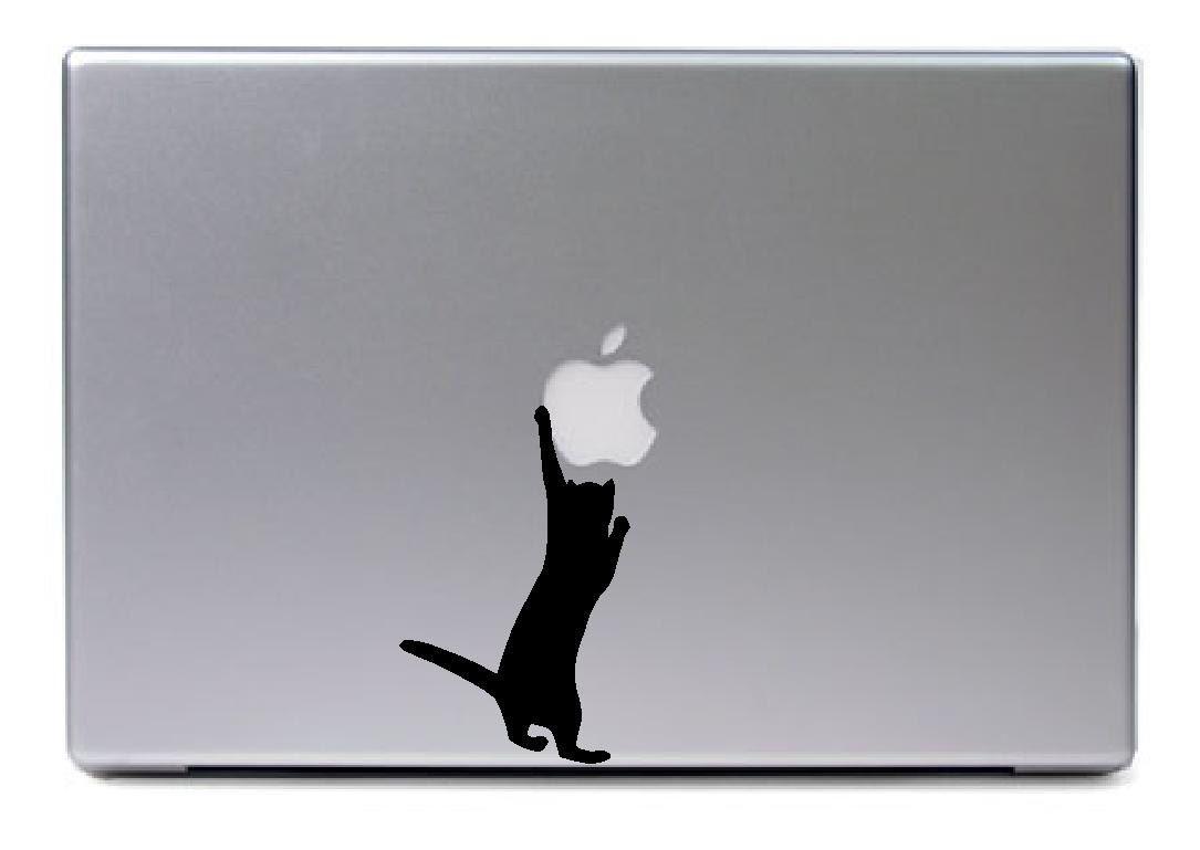 Funny Apple Logo - Macbook Cat grabbing apple logo funny car truck sticker | Etsy