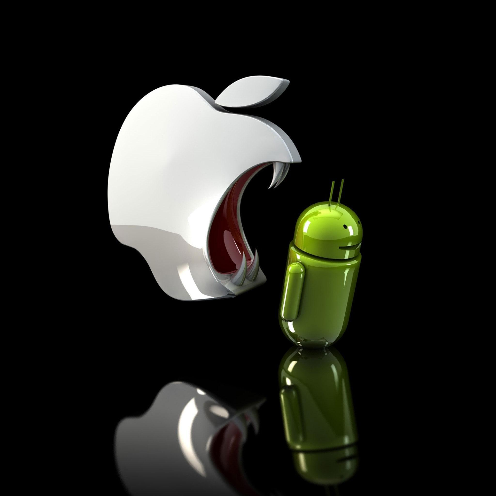Funny Apple Logo - Funny Apple and Android Logo -Logo Brands For Free HD 3D