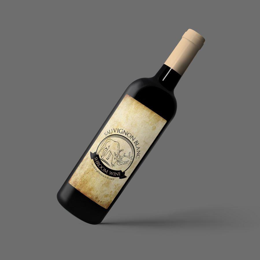 Wine with Bat Logo - Entry by sengadir123 for Wine Logo Design - Finland reindeer