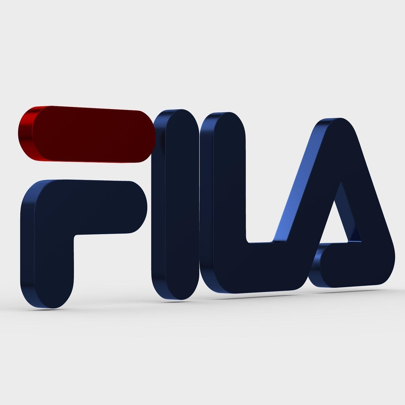 Fila Logo - 3D fila logo | CGTrader