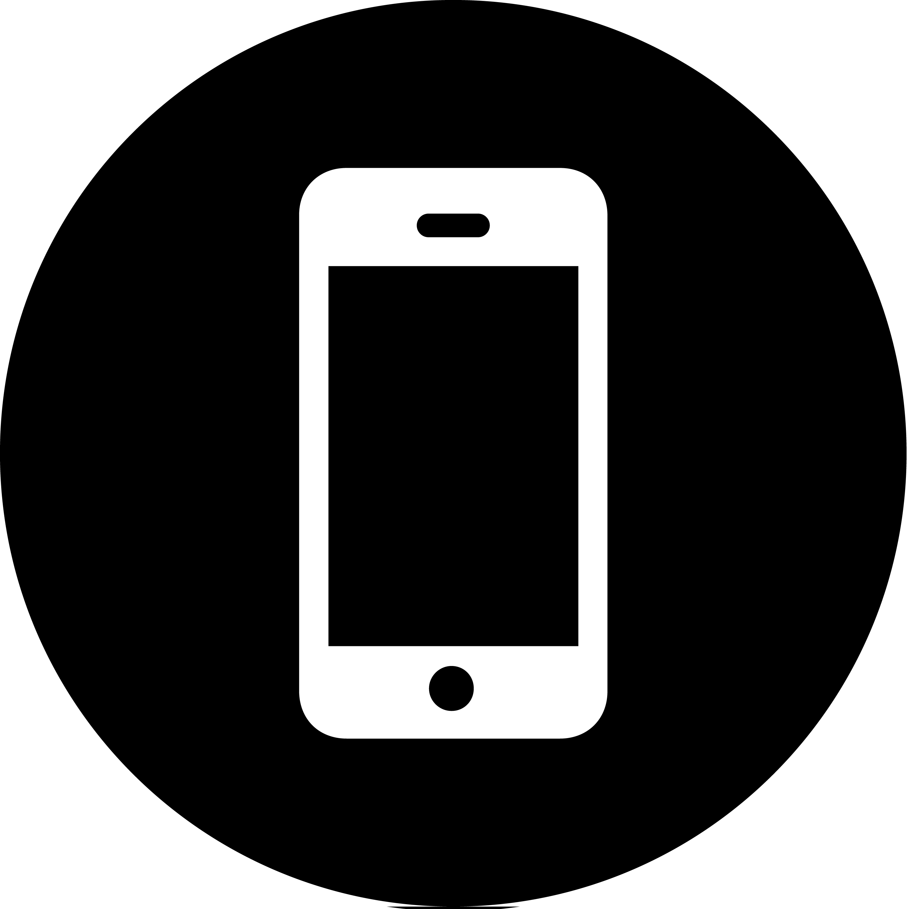 Black Phone Logo - Mobile Logo Png Transparent PNG Logos