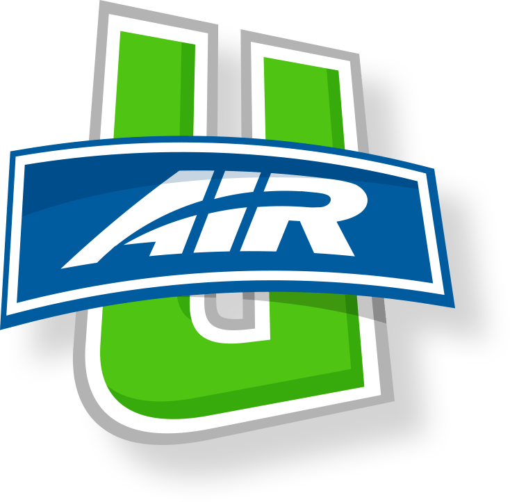 Green U Logo - Air U Indoor Trampoline Park and Party Center