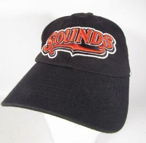 Nashville Sounds Logo - Nashville Sounds Adjustable Baseball Hat Black With Red Sounds Logo ...