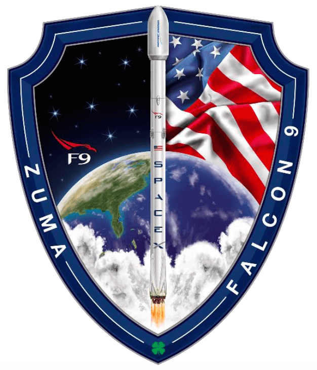 SpaceX Mission Logo - space art - What does the four-leafed clover on mission patches ...
