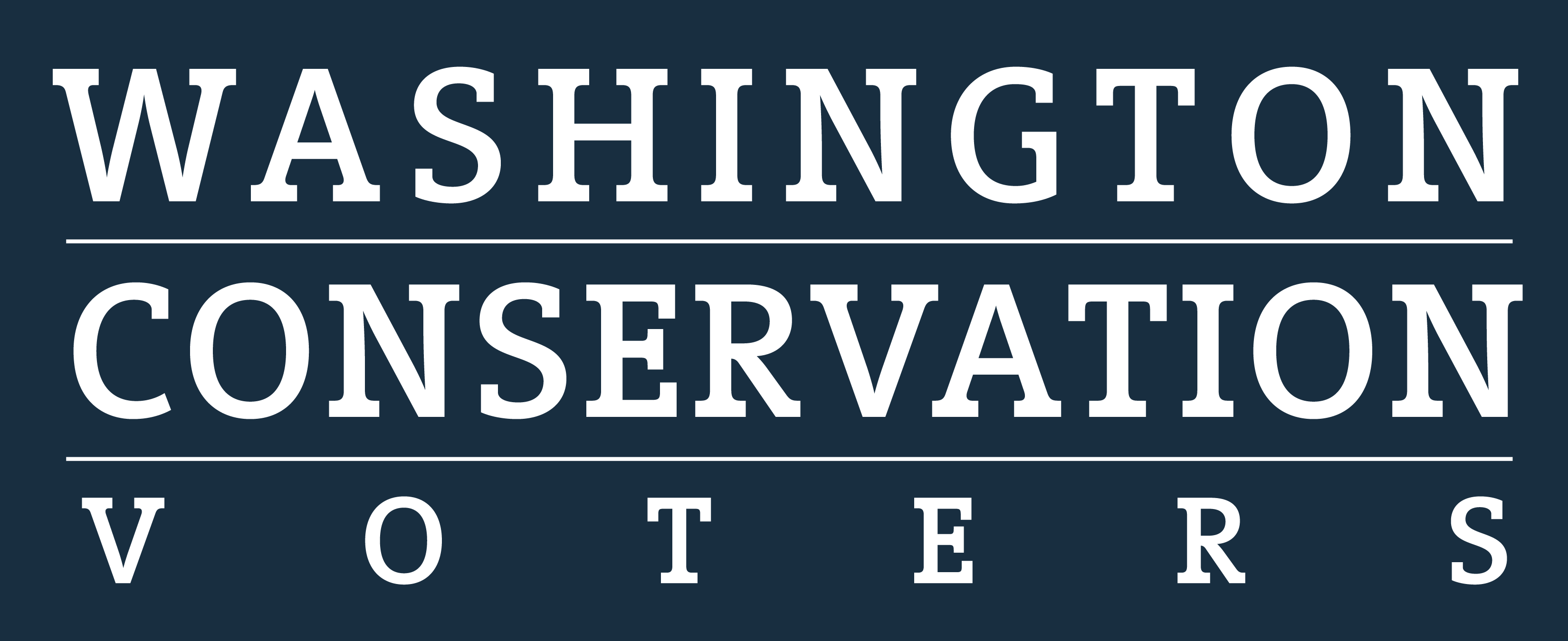 White with Blue Rectangles Logo - Brand & Logo Guidelines - Washington Conservation Voters