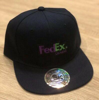 Groumd Federal Express Logo - FED EX EXPRESS Logo Flat Bill Cap Hat Embroidered Patch Employee ...