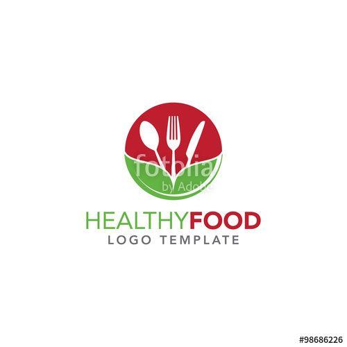 Healthy Foods Restaurant Logo - Healthy Food Restaurant Logo Template Stock Image And Royalty Free