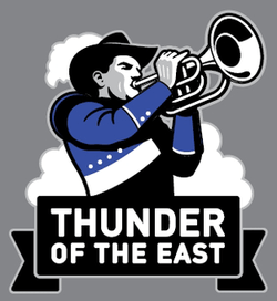 School Band Logo - Thunder of the East Marching Band