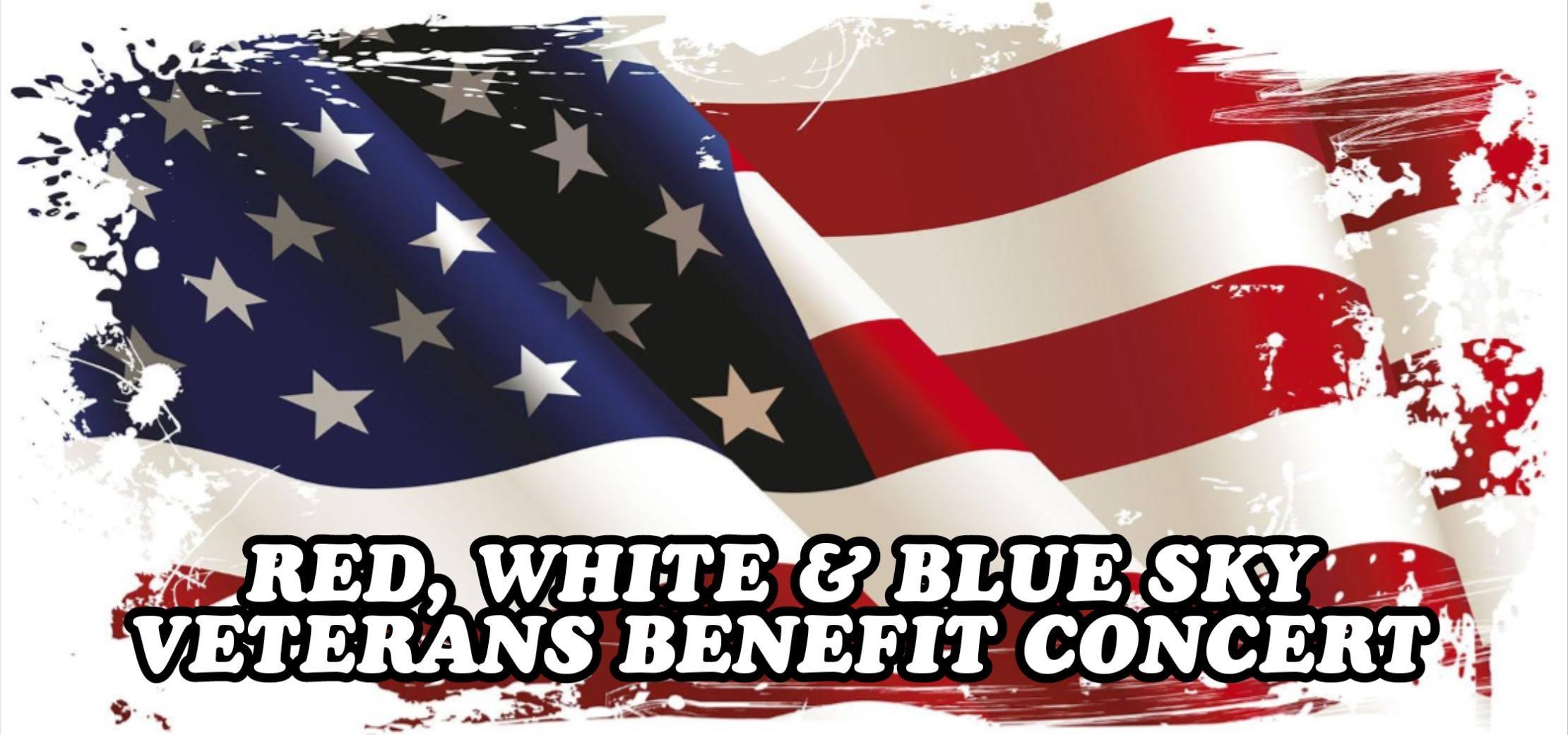 Red White and Blue Veterans Logo - Red, White & Blue Sky Veterans Benefit Concert