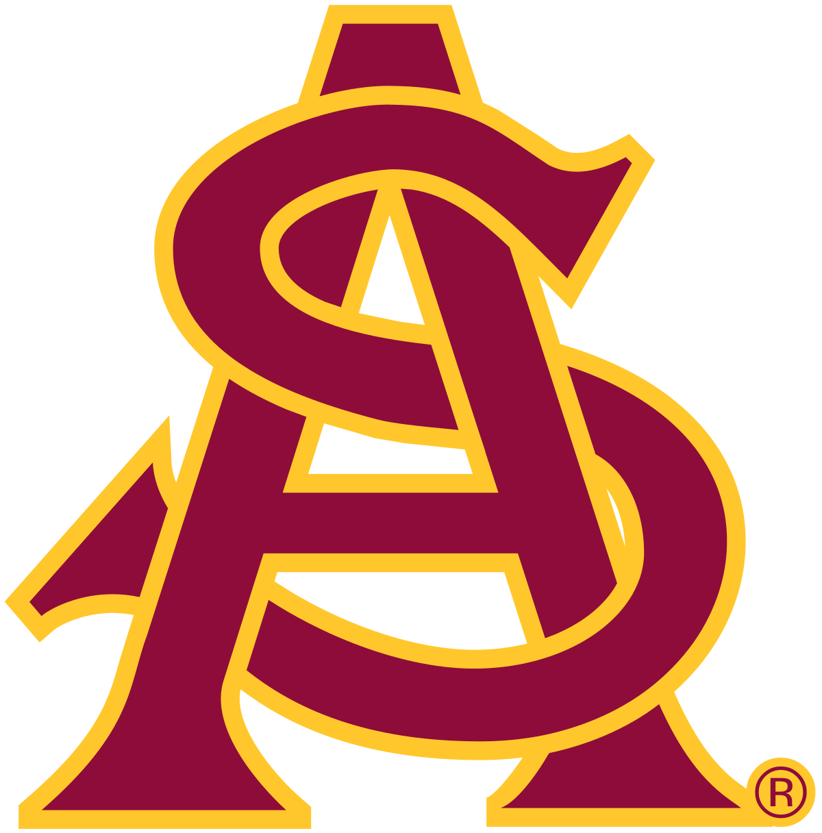 Asu Old Logo - Arizona State Sun Devils baseball