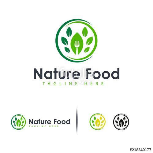 Healthy Foods Restaurant Logo - Nature Food logo designs concept vector, Healthy Restaurant logo ...