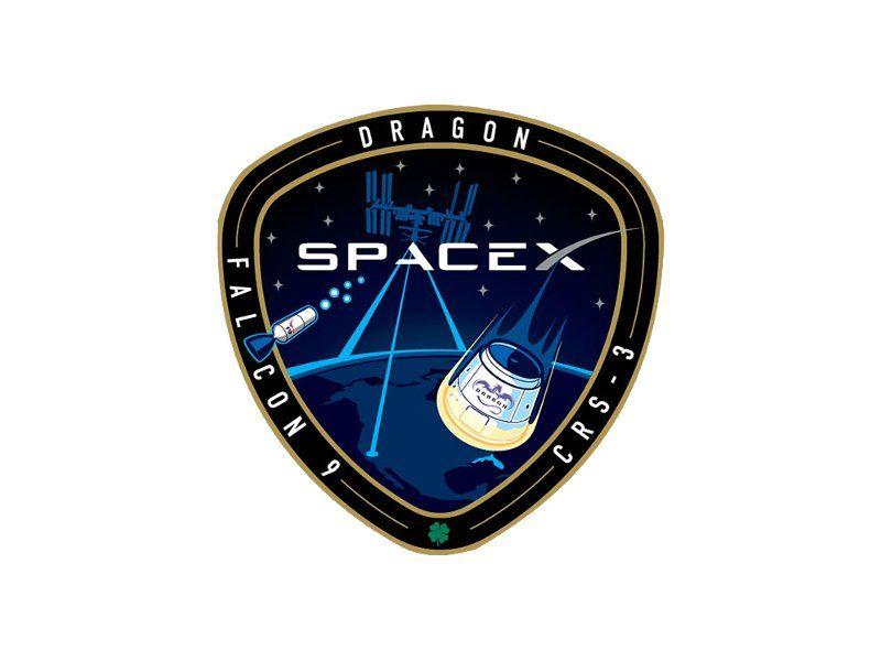 SpaceX Mission Logo - SpaceX Dragon CRS 3 Resupply Mission Is A GO For Monday, April 14