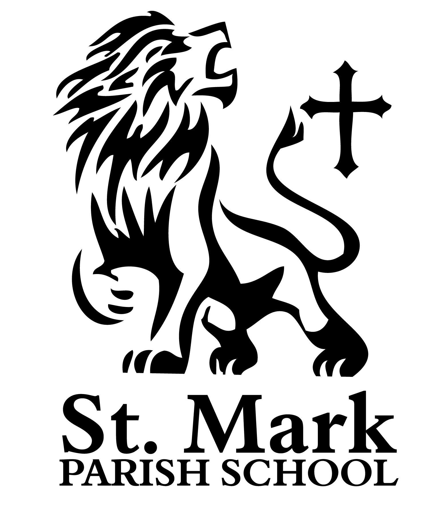 Christian Lion Logo - Our School – Saint Mark Catholic Church | logos | Symbols, Logos ...
