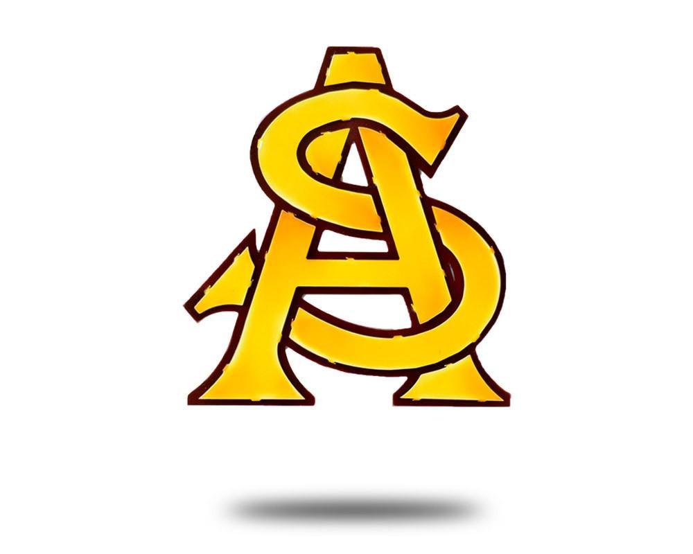 Arizona State University Logo - Arizona State University Head Art