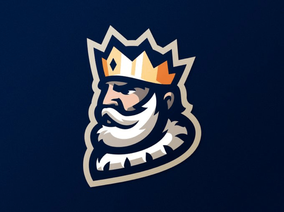 King Logo - King logo. Mascot Logos. Design Graphique, Graphique
