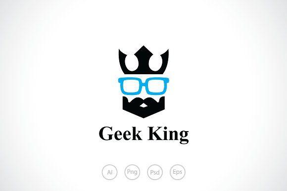 King Logo - Geek King Logo Template ~ Logo Templates ~ Creative Market