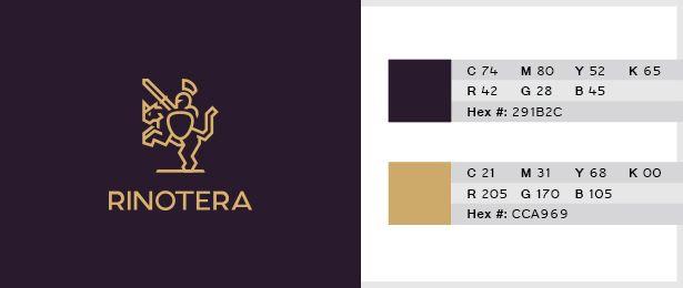 Purple and Gold Logo - Purple Gold 2 Color Combination For Logo Design 01. Design Tools