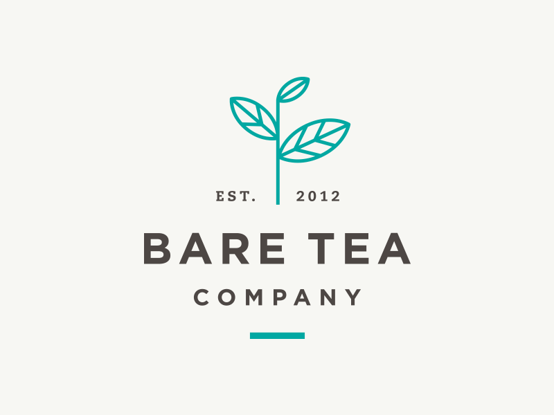 Tea Brand Logo - Bare Tea by Salih Küçükağa | Dribbble | Dribbble