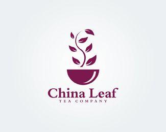 Tea Brand Logo - China Leaf Tea Designed