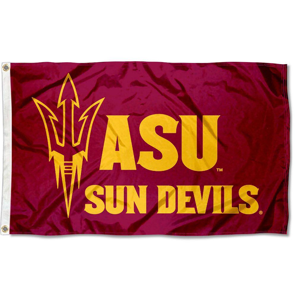 Arizona State University Logo - Arizona State University Sun Devils Flag ASU Large 3x5 848267005594 ...