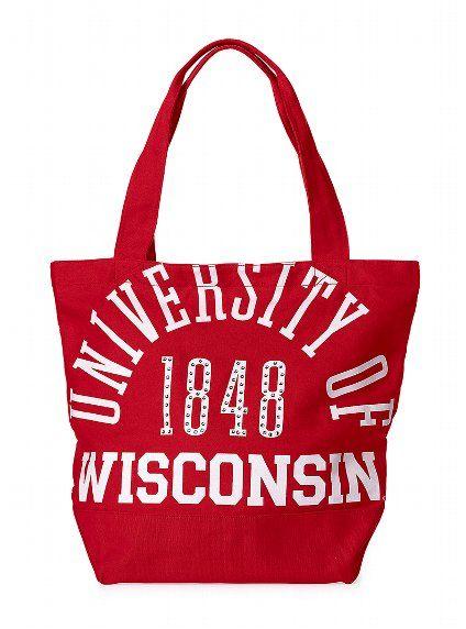 Pink Wisconsin Logo - University of Wisconsin Weekender Tote's Secret PINK. On