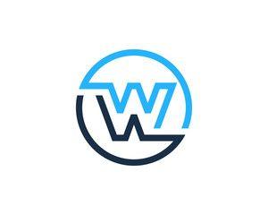 W in Circle Logo - Letter S Lines Circle Logo - Buy this stock vector and explore ...