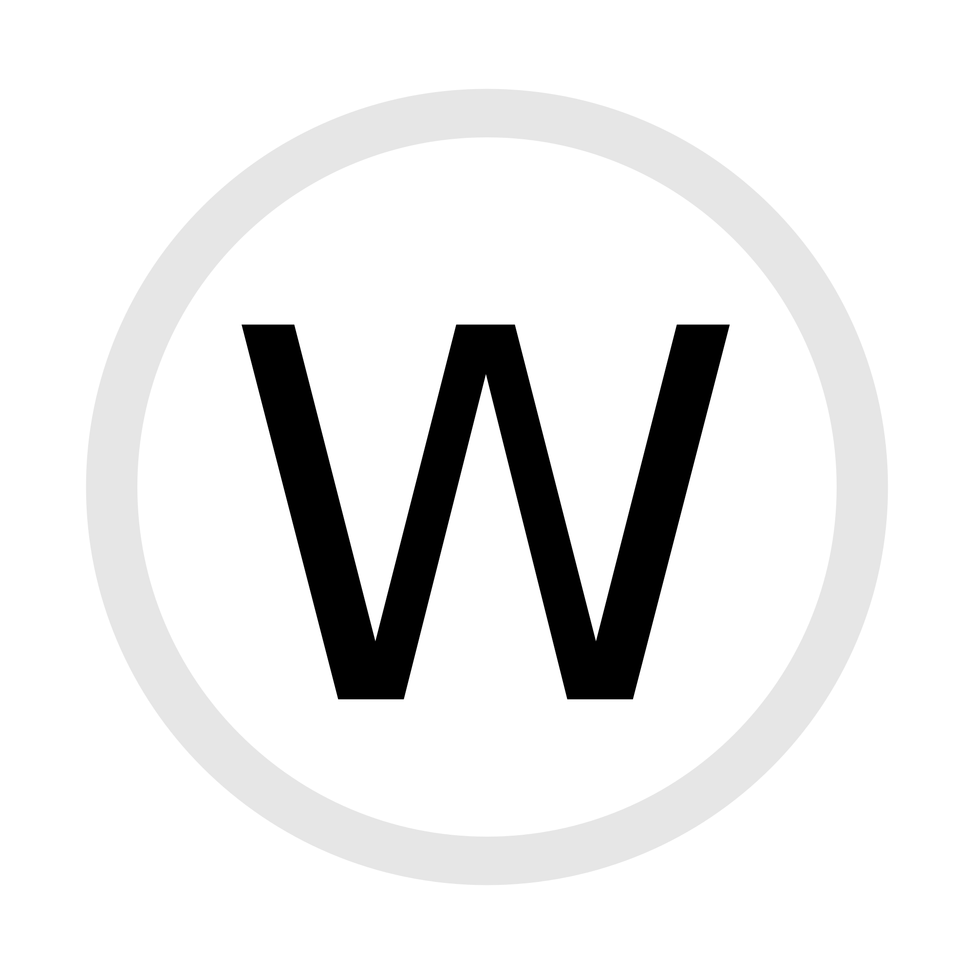 Circle W Logo - File:W in a circle.svg - Wikimedia Commons