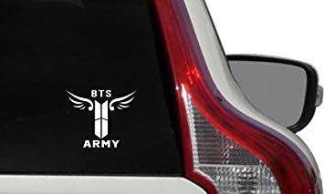 Red White Shield Auto Logo - Amazon.com: BTS Logo Shield Wings Version 3 Car Die Cut Vinyl Decal ...