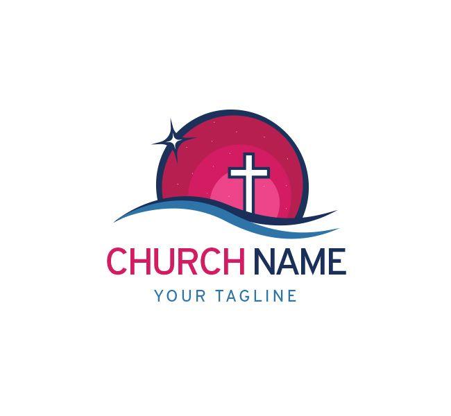 Church Cross Logo - Church Cross Logo with Bcard Template Design Love