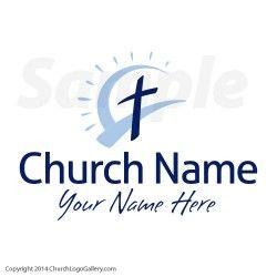 Church Cross Logo - Sonrise Cross Logo - Christian Logo - Church Logo