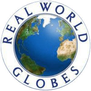 Atlas Globe Logo - Real World Globes Shop