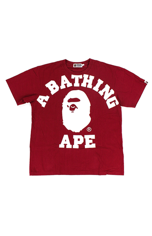 Red and White College Logo - BAPE T-Shirts – Page 2 – SaruGeneral