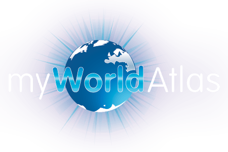 Atlas Globe Logo - myWorld Atlas