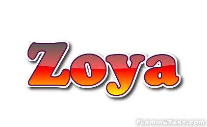 Zoya Logo - Zoya Logo | Free Name Design Tool from Flaming Text