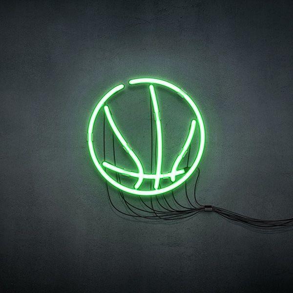 Neon Basketball Logo - Kalnapilis - Neon Signs on Pantone Canvas Gallery